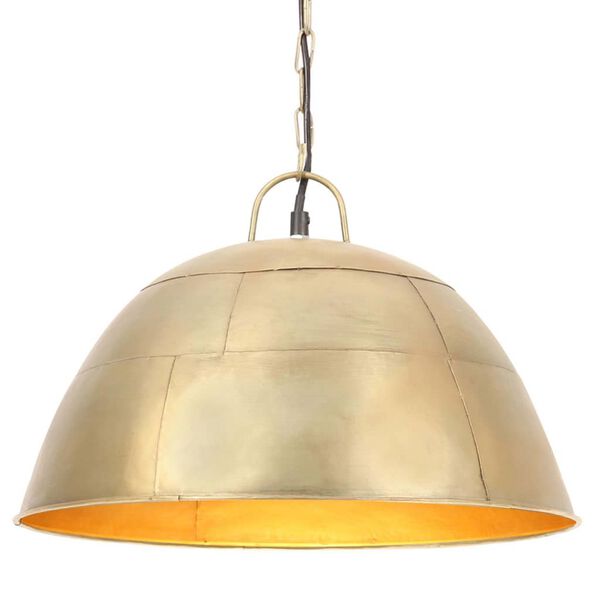 vidaXL Industri&aacute;lna vintage z&aacute;vesn&aacute; lampa 25 W, mosadzn&aacute; 41 cm E27