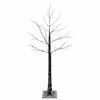 vidaXL Zasnežen&yacute; LED vianočn&yacute; stromček Hned&aacute; 22 x 22 x 120 cm Plast