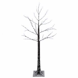 vidaXL Zasnežen&yacute; LED vianočn&yacute; stromček Hned&aacute; 22 x 22 x 120 cm Plast