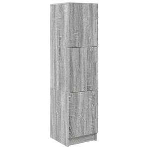 vidaXL Highboard Siv&yacute; Sonoma 31.5 x 32 x 122.5 cm