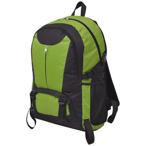 vidaXL Turistick&yacute; batoh, 40 l, čierno-zelen&yacute;