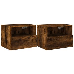 vidaXL TV n&aacute;stenn&eacute; skrinky 2 ks dymov&yacute; dub 40x30x30cm kompozitn&eacute; drevo