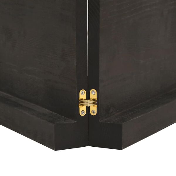 vidaXL Stolová doska tmavohnedá 200x40x(2-6)cm ošetrený masív hrany