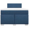 vidaXL Boxspring posteľ s matracom modr&aacute; 120x190 cm l&aacute;tka