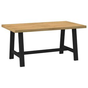 vidaXL Jed&aacute;lensk&yacute; st&ocirc;l NOAIN nohy v tvare A, 160x90x75 cm, borovicov&yacute;