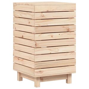 vidaXL K&ocirc;&scaron; na bielizeň 44x44x76 cm mas&iacute;vna borovica