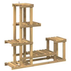 vidaXL Stojan na rastliny Biela 93,5 x 25 x 91,5 cm