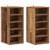vidaXL Skrinky na top&aacute;nky 2 ks star&eacute; drevo 32x35x70 cm drevotrieska