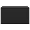 vidaXL Lavica do chodby 80x40x45 cm, čierna, kompozitn&eacute; drevo