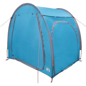 vidaXL Stan na uskladnenie bicyklov Modr&aacute; 210 x 156 x 180 cm