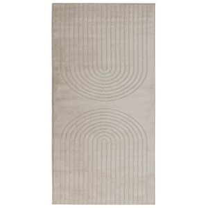 vidaXL Koberec do interi&eacute;ru GALATI B&eacute;žov&aacute; 150 x 80 cm Polyester
