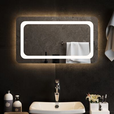 vidaXL LED kúpeľňové zrkadlo 70x40 cm