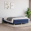 vidaXL Boxspring posteľ s matracom modrý 140x190 cm látka