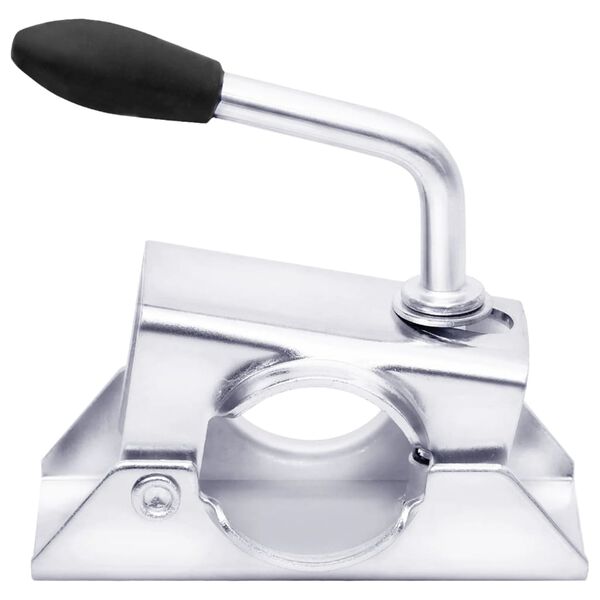 vidaXL Svorky na oporné koleso 2 ks 13,5x6,5x14 cm, pozinkovaná oceľ