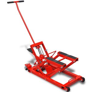Červen&yacute; hydraulick&yacute; zdvih&aacute;k na motocykle/ATV &scaron;tvorkolky 680 kg