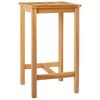 vidaXL Barov&yacute; st&ocirc;l Pr&iacute;rodn&aacute; 60 x 60 x 105 cm Mas&iacute;vny teak
