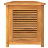 vidaXL Záhradný úložný box s vreckom 200x50x55 cm masívny teak