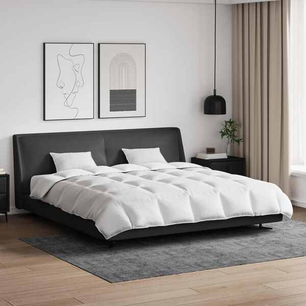 vidaXL Sada prikr&yacute;vok s vank&uacute;&scaron;om 3 pcs Biela Husacia perie