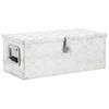 vidaXL &Uacute;ložn&yacute; box strieborn&yacute; 70x31x27 cm hlin&iacute;k
