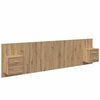 vidaXL Čelňa s kabinetom 3 pcs Remeseln&yacute; dub Kompozitn&eacute; drevo