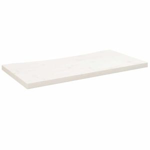 vidaXL Doska stol&iacute;ka biela 80x40x2,5 cm mas&iacute;vne borovicov&eacute; drevo