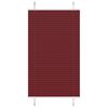 vidaXL Plisovan&aacute; roleta bordov&aacute; červen&aacute; 75x100 cm &scaron;&iacute;rka l&aacute;tky 74,4 cm polyester