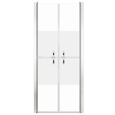 vidaXL Sprchové dvere, polomatné, ESG 86x190 cm