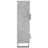 vidaXL Vysoká skrinka betónová sivá 69,5x31x115 cm kompozitné drevo