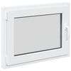vidaXL Podkrovn&eacute; okno RISOR 80 x 60 cm PVC a sklo Biela