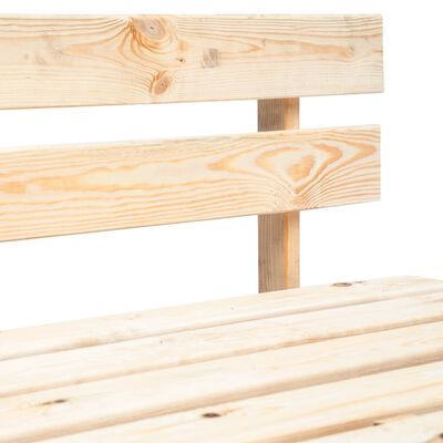 vidaXL Záhradná lavička z paliet, drevo