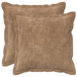 vidaXL Poťah na podložku 2 pcs HOUTEN Sivohned&aacute; 35 x 35 cm