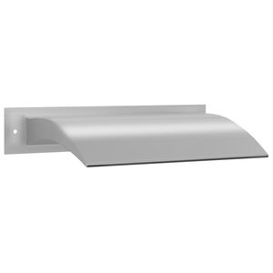 vidaXL Baz&eacute;nov&aacute; font&aacute;na strieborn&aacute; 45x26x13 cm nehrdzavej&uacute;ca oceľ