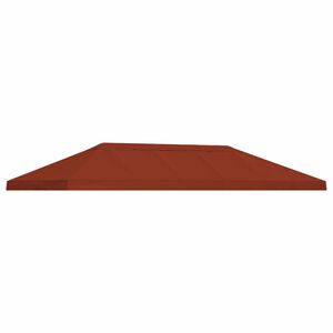 vidaXL Kryt na alt&aacute;nkov&uacute; strechu 6 x 3 m Tehlov&aacute; Polyester 190