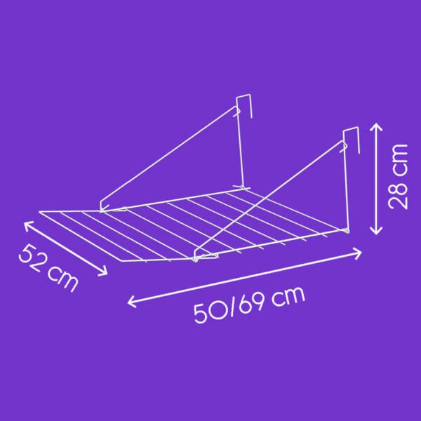 Tomado Závesný stojan na sušenie Breda 7 m