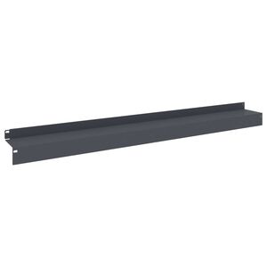 vidaXL Obrubn&iacute;k tr&aacute;vnika 10 ks 100 x 10 x 8 cm Oceľ Antracitov&aacute;