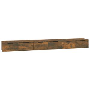 vidaXL N&aacute;stenn&eacute; skrinky 2 ks dymov&yacute; dub 102x30x20 cm spracovan&eacute; drevo