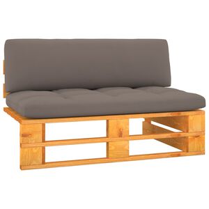 vidaXL Z&aacute;hradn&aacute; stredov&aacute; pohovka z paliet medov&aacute; impregnovan&aacute; borovica