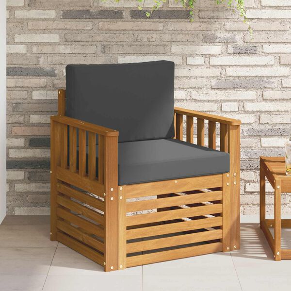 vidaXL Z&aacute;hradn&aacute; s&uacute;prava gaučov Mas&iacute;vne ak&aacute;ciov&eacute; drevo a polyester