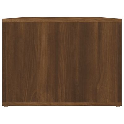 vidaXL Konferenčný stolík hnedý dub 80x50x36 cm spracované drevo