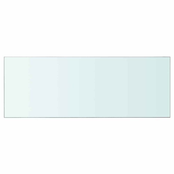 vidaXL Poličkový panel z priehľadného skla, 80x30 cm
