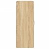 vidaXL Nástenné skrinky 2 ks dub sonoma kompozitné drevo