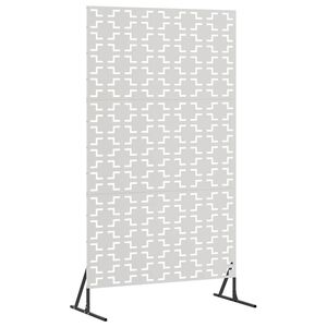 vidaXL Z&aacute;ves na zabezpečenie s&uacute;kromia 100 x 50 x 180 cm Strieborn&aacute;