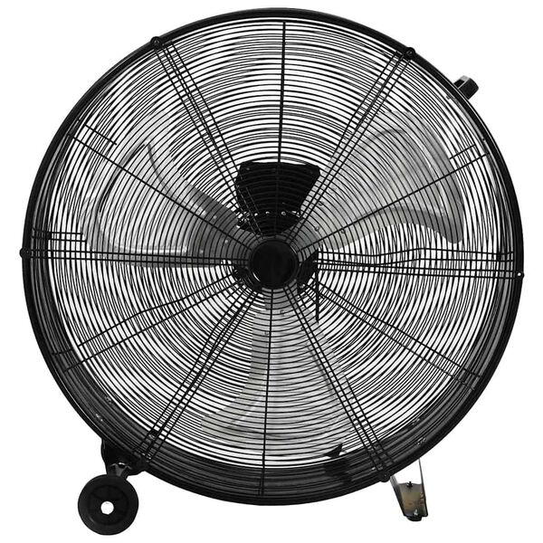 vidaXL Priemyseln&yacute; bubnov&yacute; ventil&aacute;tor 77 cm 187,7 W, čierny