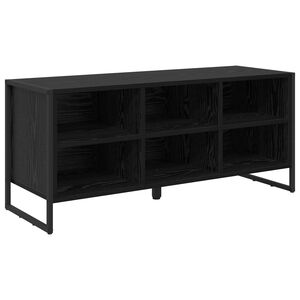 vidaXL Skriňa na top&aacute;nky 100 x 35 x 44 cm Kompozitn&eacute; drevo Čierny dub