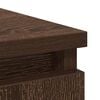 vidaXL Komoda so zásuvkami, hnedý dub 71x35x84 cm, kompozitné drevo