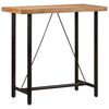 vidaXL Barov&yacute; st&ocirc;l 110x55x107 cm mas&iacute;vna ak&aacute;cia a železo