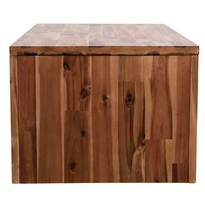 vidaXL Konferenčný stolík masívne akáciové drevo 90x50x37,5 cm