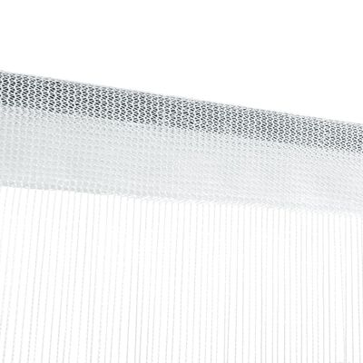 vidaXL Šnúrkový záves, 2 ks, 140x250 cm, biely