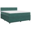 vidaXL Posteľ boxspring s matracom Tmavozelen&aacute; 140 x 200 cm Zamat