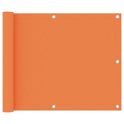 vidaXL Balkónová markíza, oranžová 75x500 cm, oxfordská látka